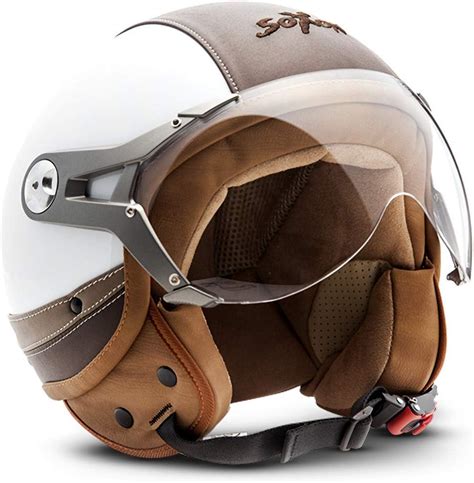 SOXON SP 325 Urban White Jet Helm Motorrad Helm Roller Helm