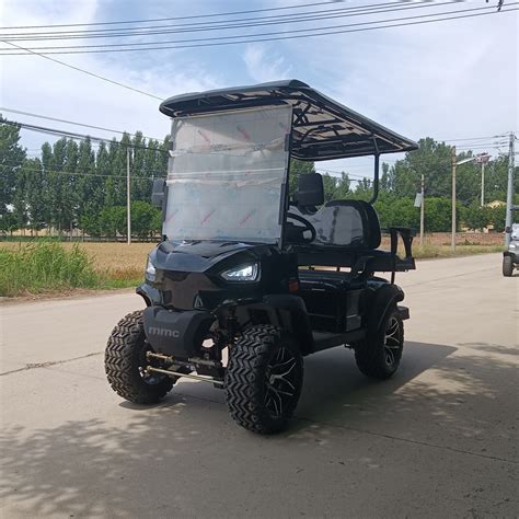 Solar Panels Off Road Hunting Golf Buggy 4 Seater High Power Electric