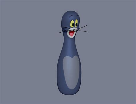 Shapes Of Tom Tom And Jerry Bowling Pin D Model D Printable