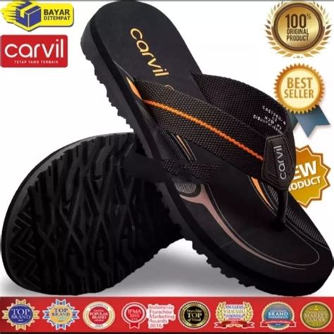 Jual Promo Sendal Carvil Sandal Jepit Carvil Pria Terlaris Original