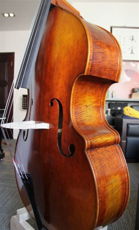 Antiqued Busetto 5 Strings Professional Double Bass Sistema De Audio Les Luthiers Instrumentos