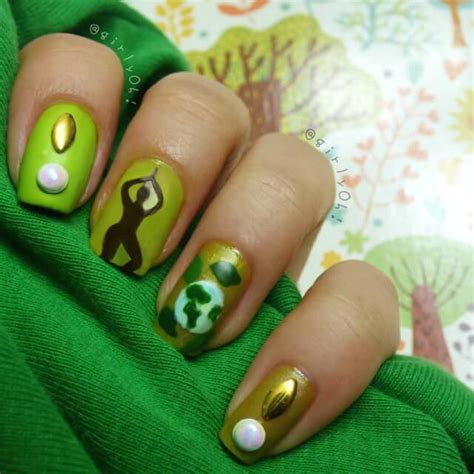 Go Green This Earth Day with These Adorable Nail Art Designs - K4 Craft