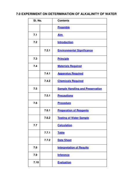 Total Alkalinity Pdf 7 EXPERIMENT ON DETERMINATION OF ALKALINITY OF