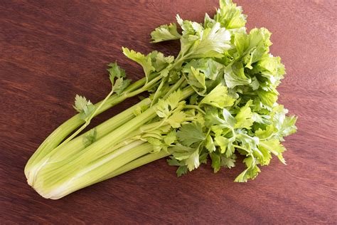 Free Stock Photo 17222 A Bunch Of Celery On Brown Surface Freeimageslive