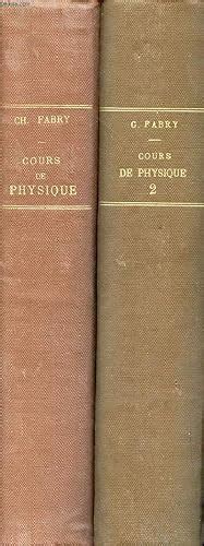 Cours De Physique Cours De L Cole Polytechnique Tomes Volumes