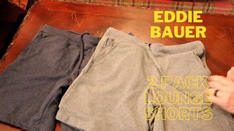 Eddie Bauer 2 Pack Men S Fleece Lounge Short Youtube