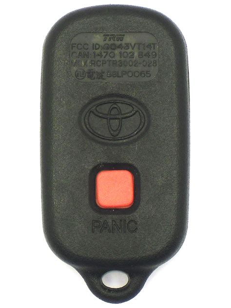 Toyota Keyless Entry Remote Button For Toyota Camry Car Keys