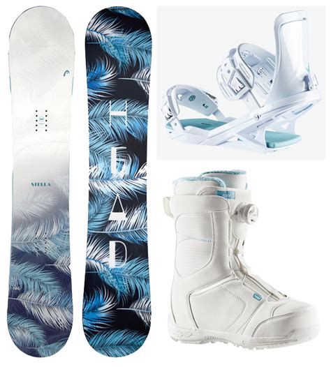 2024 Head Stella White Womens Snowboard Packagebindingboa Boots