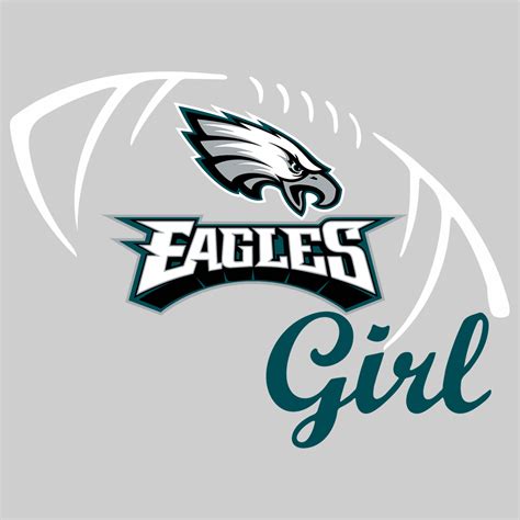 Eagles Girl Svg Sport Svg Football Svg Football Teams Svg Inspire
