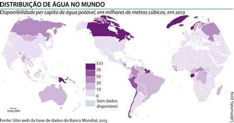 Distribuição de água no mundo Labmundo