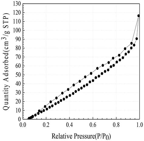 Nitrogen Adsorption Desorption Isotherms Of Mafe 3 O 4 Pbii Iip