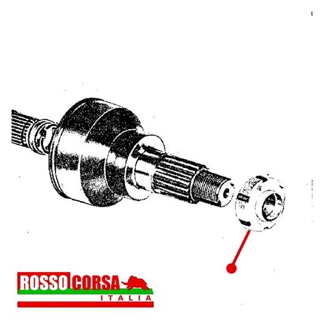 Ghiera Esterna Mozzo Ruota Anteriore Fulvia Serie Ricambi Lancia Fulvia