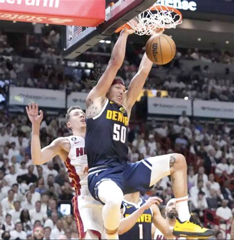 NBA FINALS Game 4 MIAMI The Denver Nuggets Beating Miami 108 95 To