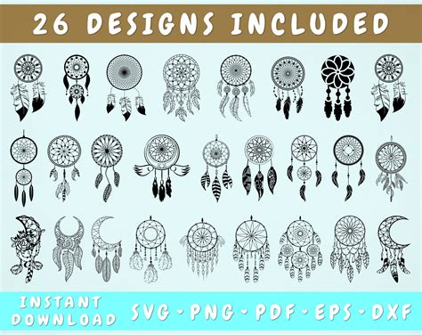 Free Dream Catcher Svg Cut File 127 SVG PNG EPS DXF File