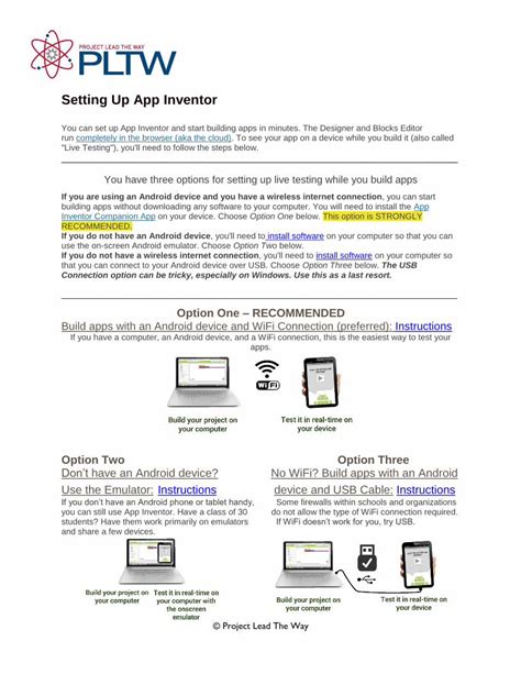 Pdf Setting Up App Inventor S Amazonaws Comapp Inventor Mit App I