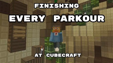 Finishing Every Cubecraft Lobby Parkour Youtube