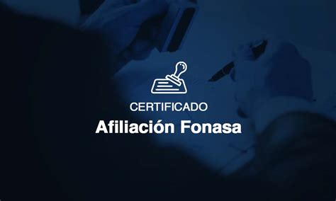 Certificado De Afiliaci N A Fonasa C Mo Obtenerlo En