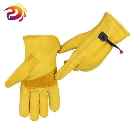 Gant De Chantier M Gants De Travail De S Curit En Cuir Double Paume