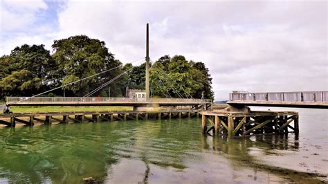 ANOTHER VIEW OF SWING BRIDGE CAERNARFON The Bridge Was Rep Flickr