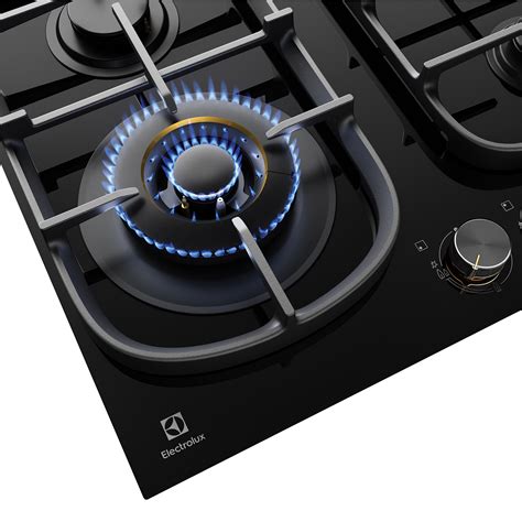 Electrolux 60cm Ultimatetaste 500 4 Burner Gas Cooktop Black Ceramic Glass Ehg645be Buy