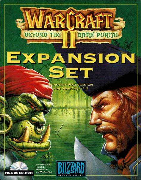 WarCraft II: Beyond the Dark Portal (1996) box cover art - MobyGames