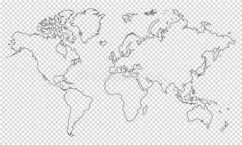 Red Map World Transparent Background Stock Illustrations – 881 Red Map World Transparent ...