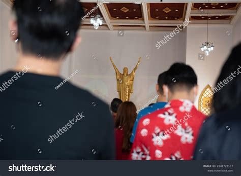 Bangkok Thailand 2022 12 25 Christians Attend Mass Stock Photo