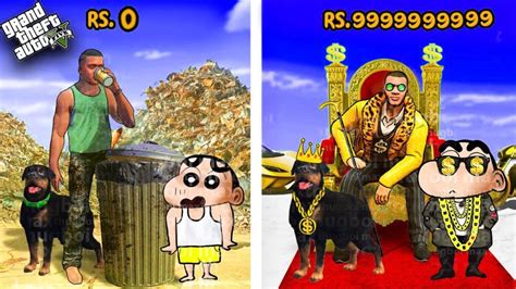 Franklin Become Poor Life To Rich Life And Shinchan Pinchan Earn 1000