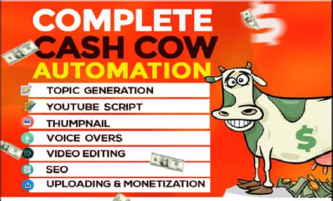 Create Cash Cow Videos And Automated Your Youtube Channel By Riclarmuiz