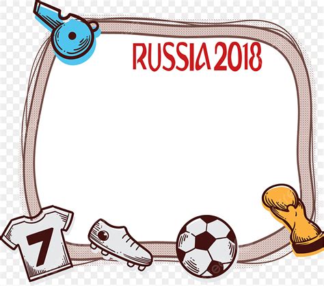 Supplies Cup Clipart Vector World Cup Football Game Supplies Frame