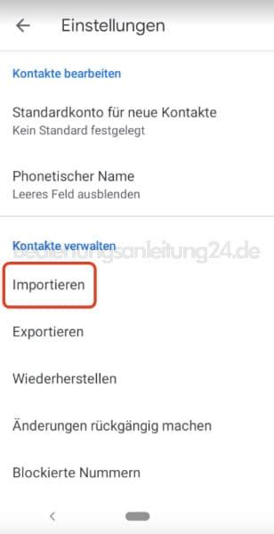 Kontakte Von Sim Karte Auf Handy Importieren Android