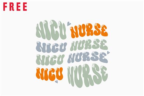 Retro Nurse Quote Svg Nicu Nurse Free Graphic By Svg Box Creative Fabrica