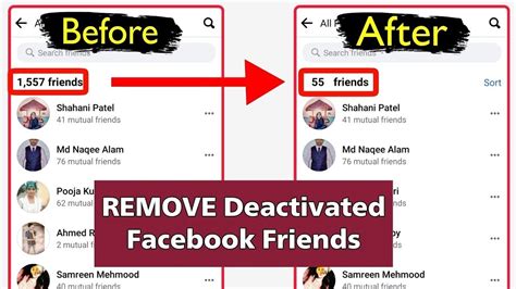 How To Remove All Deactivated Facebook Friends At Once Unfriend All