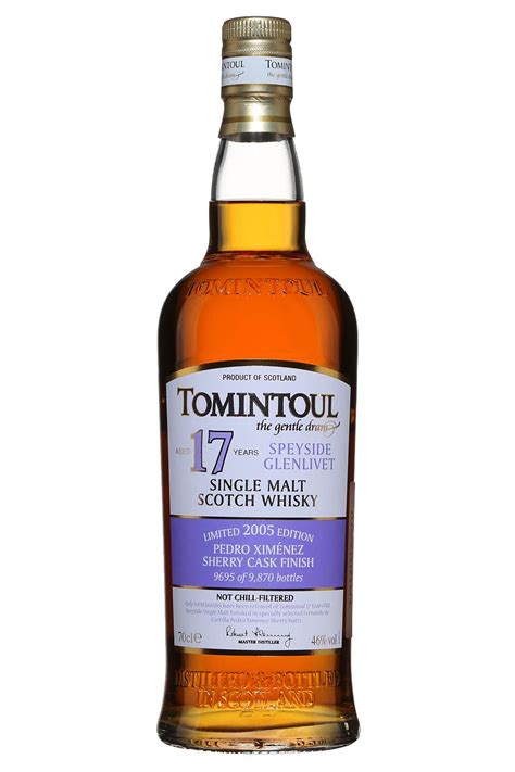 Tomintoul Speyside Glenlivet Limited Edition 17 years old Pedro Ximénez ...