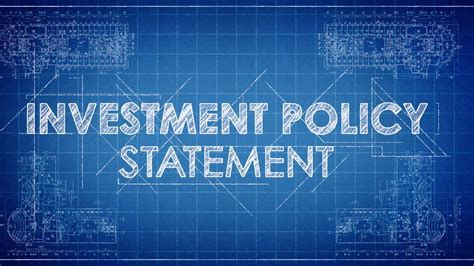 The Investment Policy Statement Building Your Blueprint Youtube