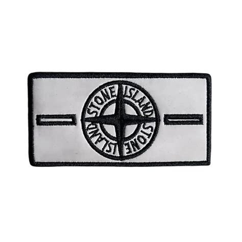 Патч термо Stone Island с пуговицами серый купить на OZON по низкой ...