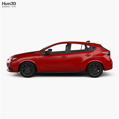 Subaru Impreza RS 2023 3D model - Vehicles on Hum3D