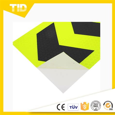 Fluorescent Yellow Green Reflective Arrow Car Sticker China Car