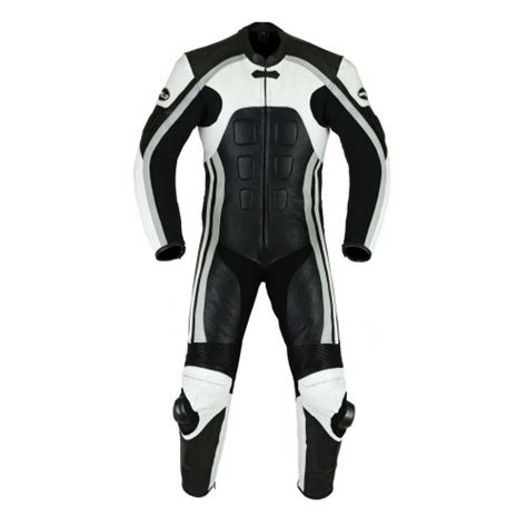 Mens Motorcycle Motorbike Ce Armoured Leather Racing Bikers Suits One Pcs