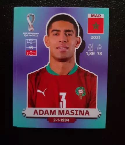 Figurita Mundial Qatar 2022 Azul Europea Adam Masina En Venta En