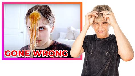 Hairdresser Reacts To People Bleaching Money Pieces Gone Wrong Youtube