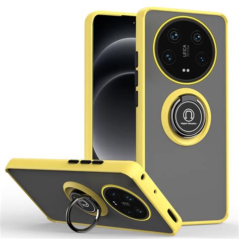 สำหรับ Xiaomi 14อัลตร้า Xiaomi14พิเศษ2024เคสผิวเคลือบเป็นมิตรแหวนกรอบ ...