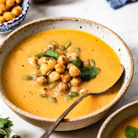 Vegan Sweet Potato Soup Recipe Light And Creamy Foolproof Living