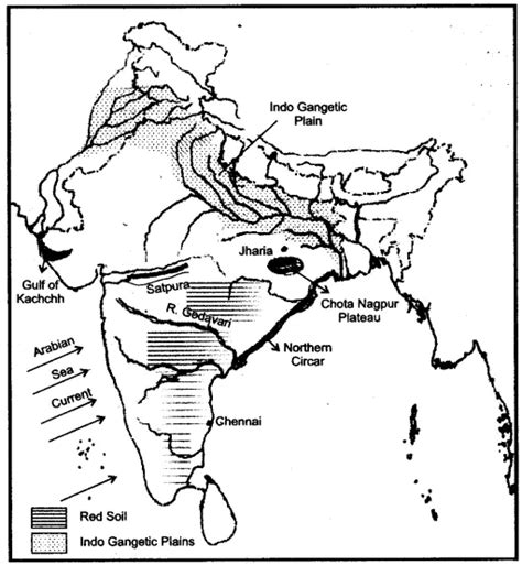 ICSE Solutions For Class 10 Geography Map Of India A Plus Topper