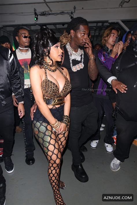 Cardi B Sexy Seen Flaunting Her Hot Body At Her Birthday Party In LA AZNude