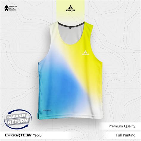 Jual Eifrtn Singlet Lekbong Tanktop Jersey Dryfit Running Lari Gym