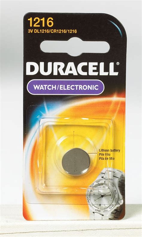 Duracell Watchelectronic Battery 1216 35 Volts 1 Pk Vshe3099199 Dl1216b