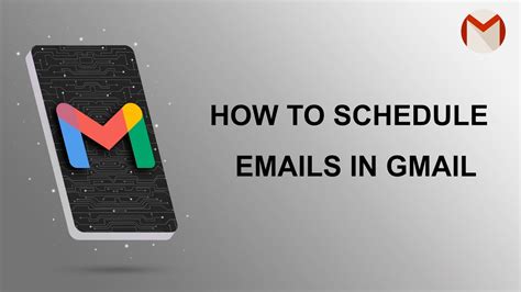 How To Schedule Emails In Gmail Email Scheduler Email Scheduling In