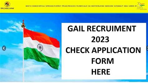 Gail Recruitment Apply Online For Vacancies Gailonline