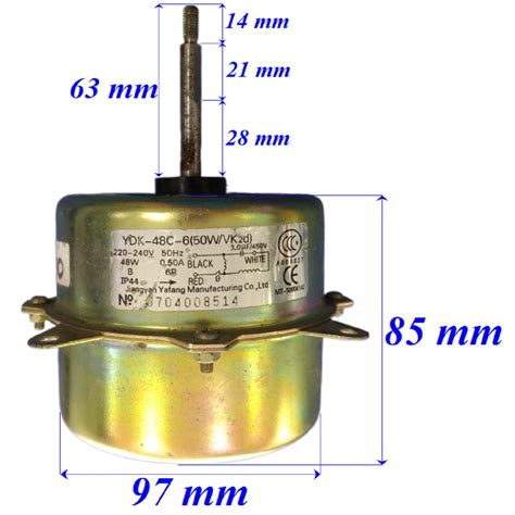 FORZADOR MOTOR CONDENSADOR AIRE ACONDICIONADO YDK 48C 6 220 240V 48W 0